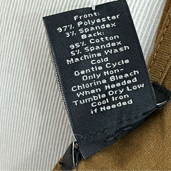 Ann Taylor Factory Brown Floral Satiny Career Tank Blouse L NWT - Picture 6 of 6